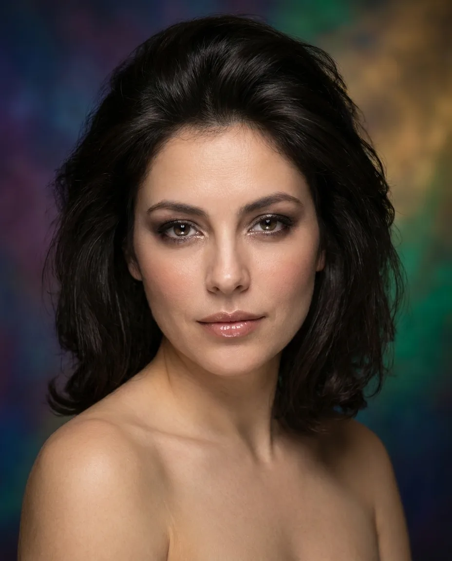 Retrato glamouroso de estúdio: Resultado