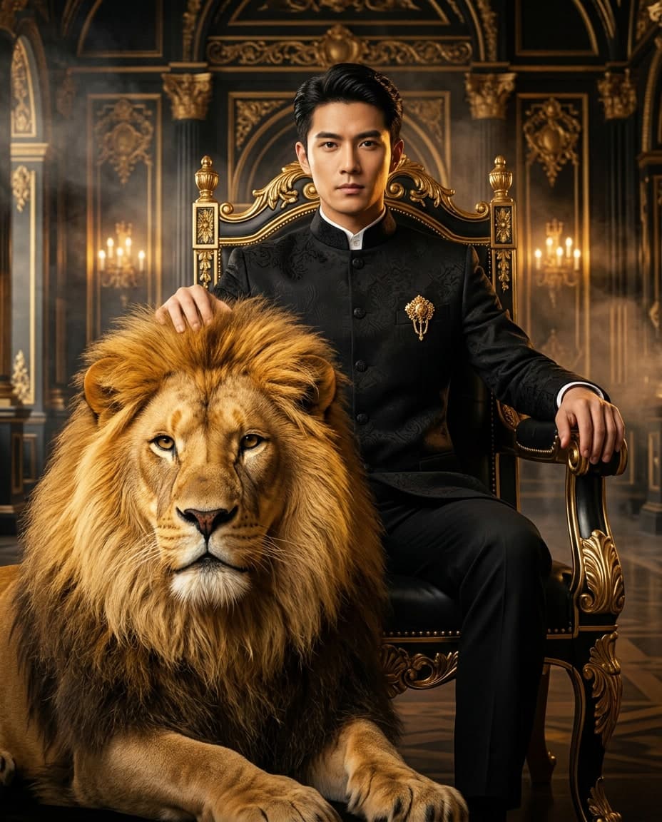 Golden Lion Throne