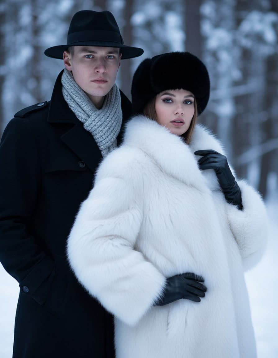 Fur Coat Couple