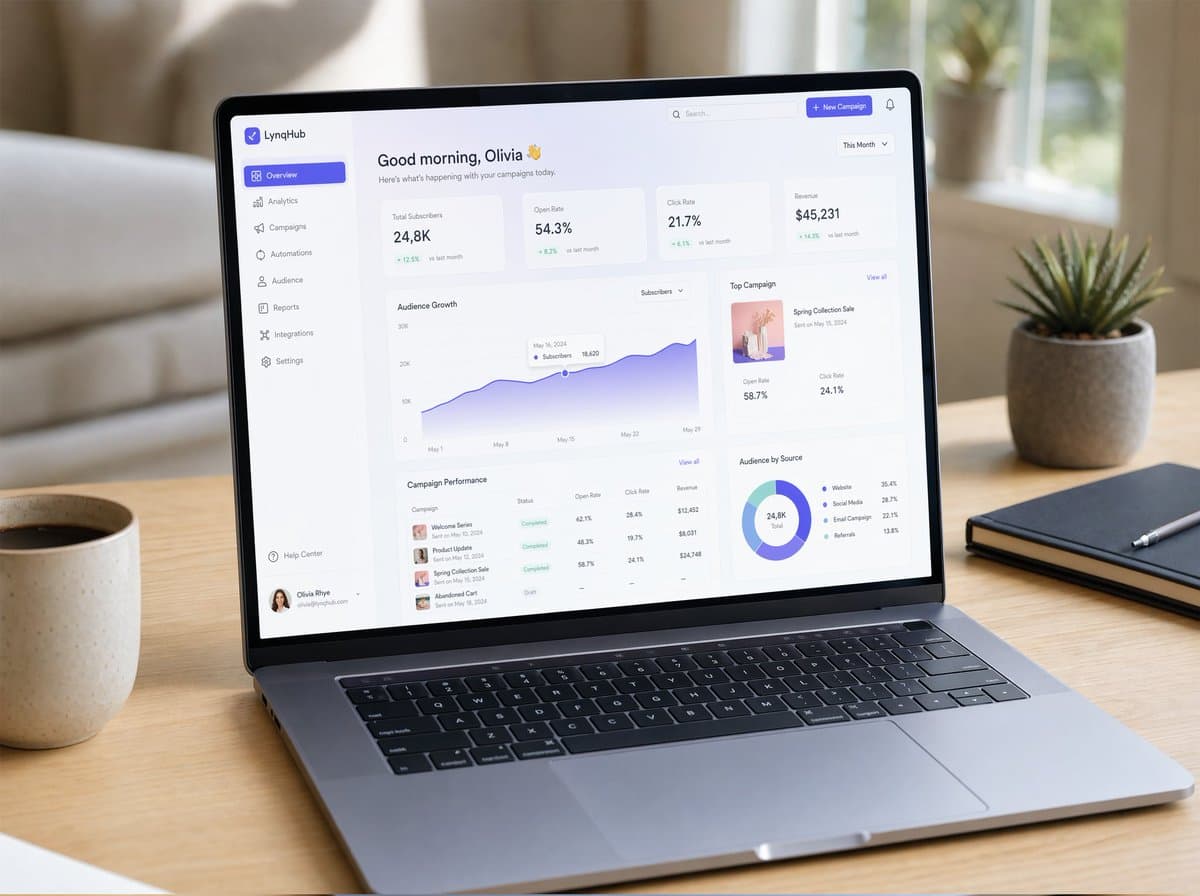 موك أب لوحة تحكم على لابتوب مشمس