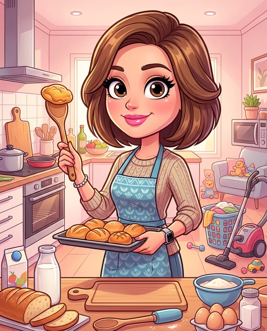 Housewife Caricature