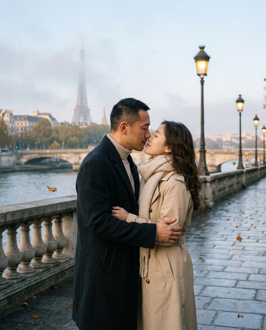 Amanhecer em Paris