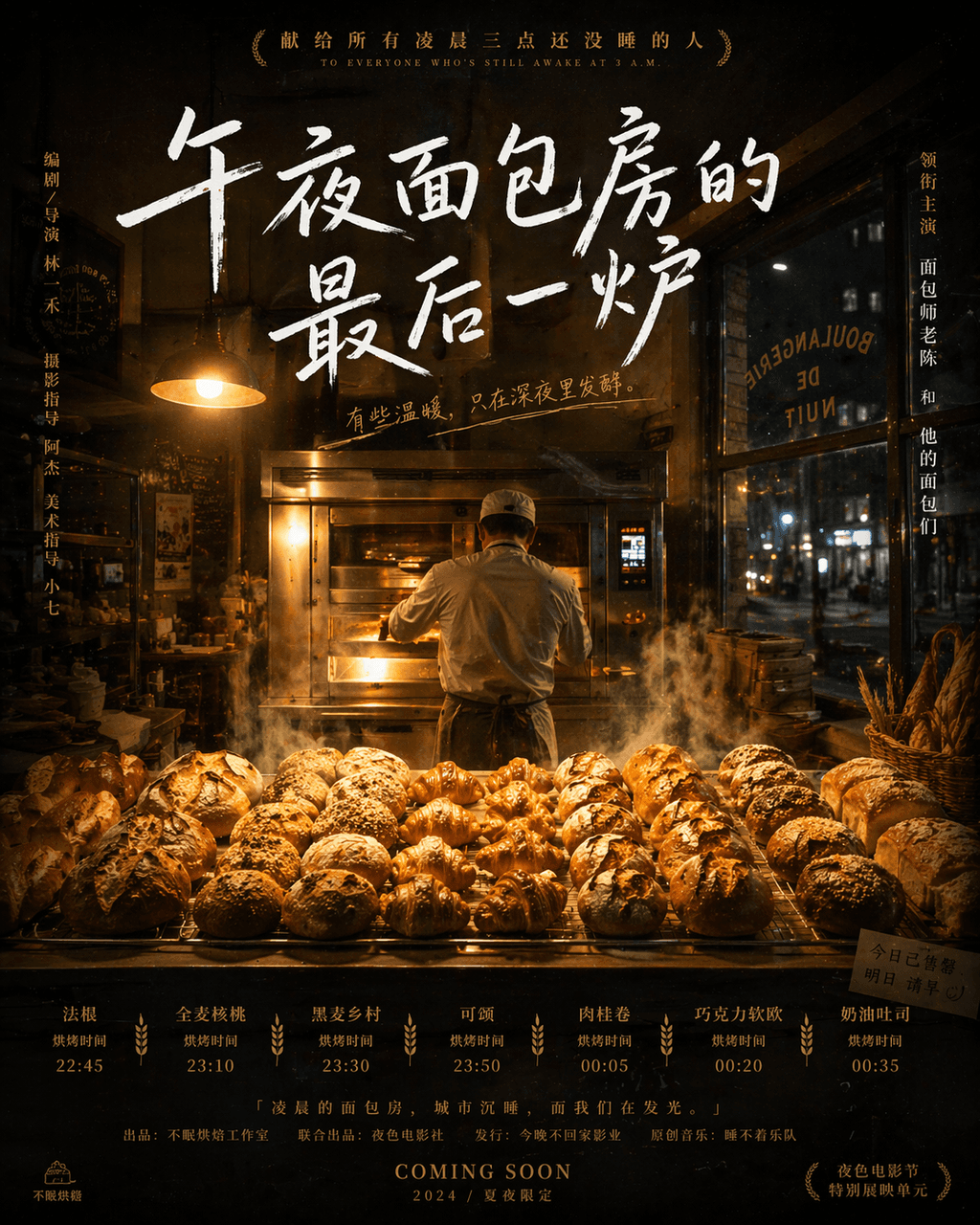深夜烘焙坊的最後一爐