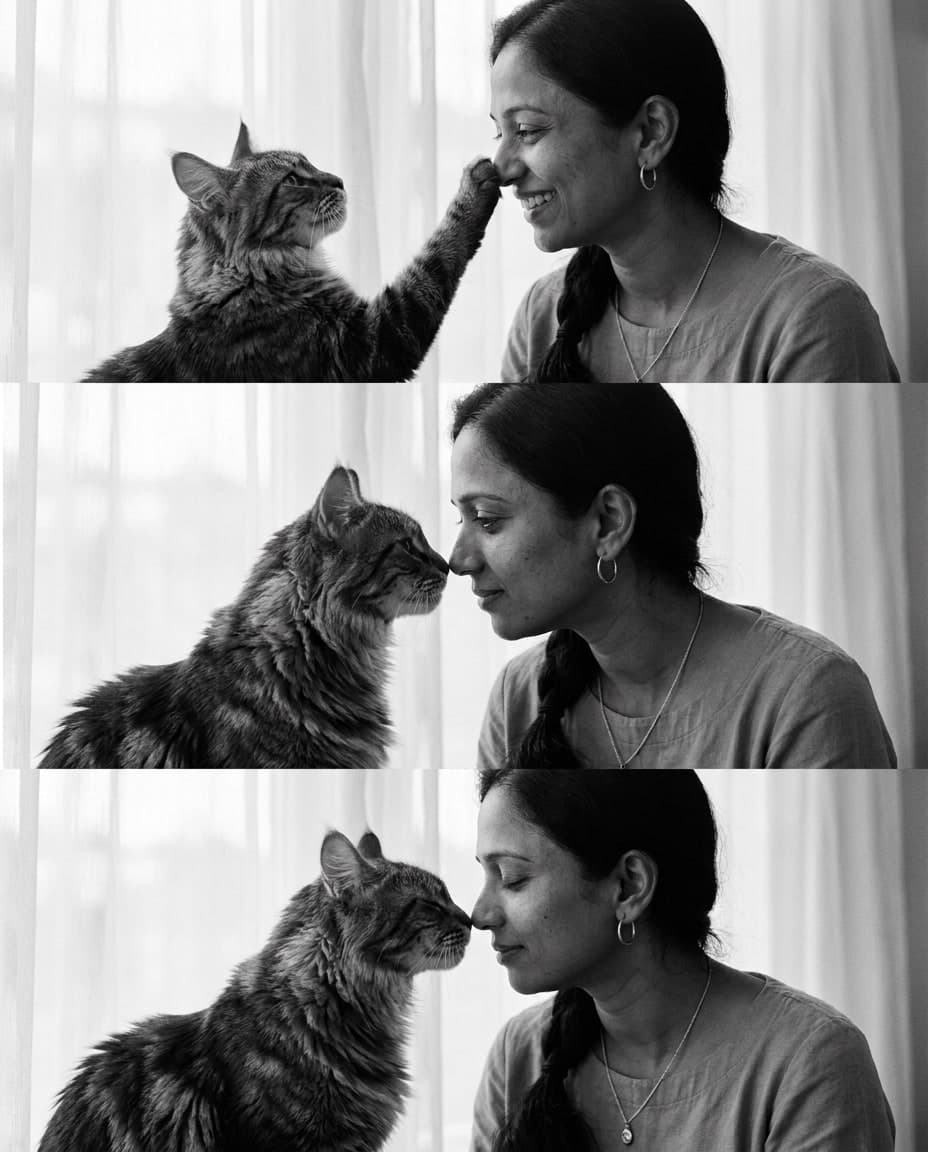 Cat Nose Triptych