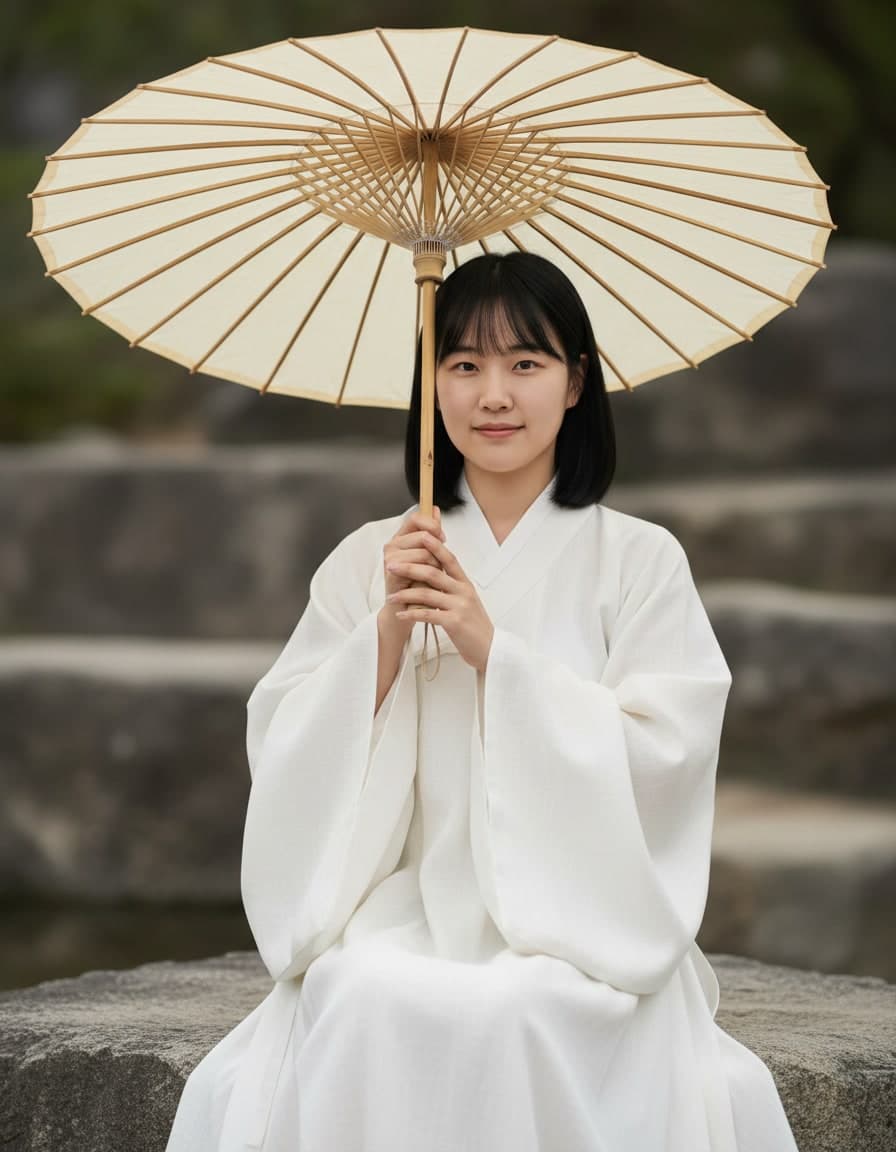 白い漢服