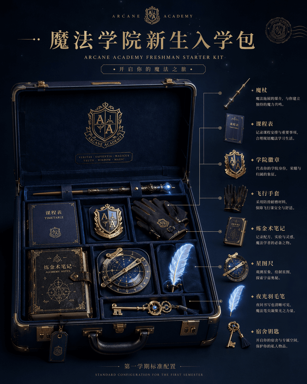 魔法學院新生入學禮包