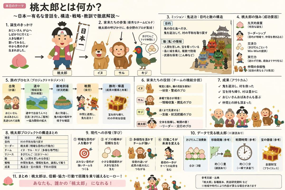 混合風格桃太郎解說簡報