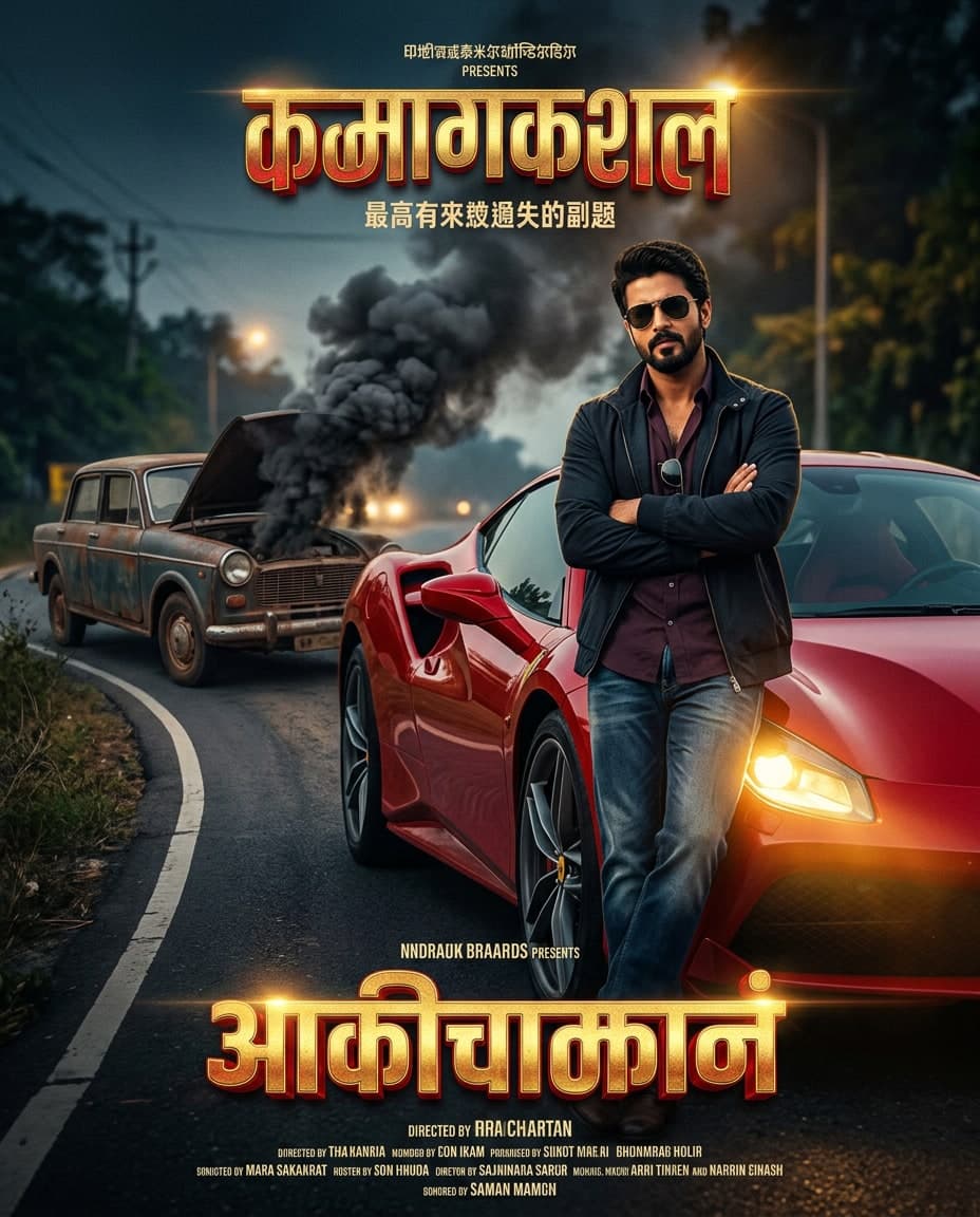 लाल सुपरकार