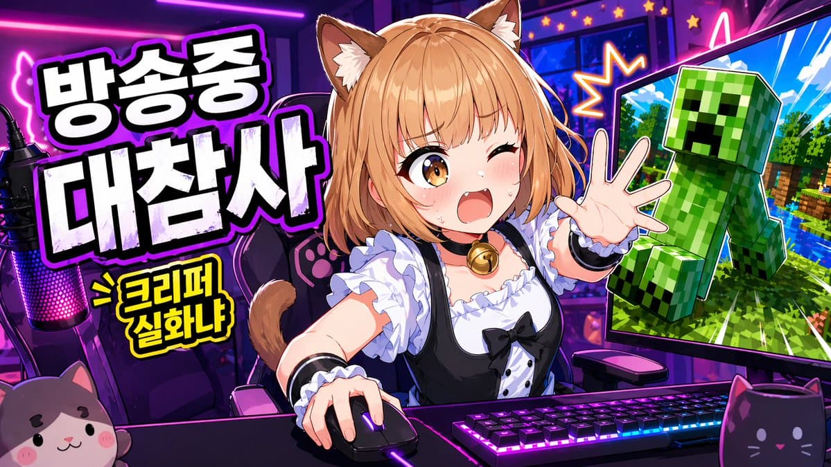 动漫VTuber我的世界直播缩略图