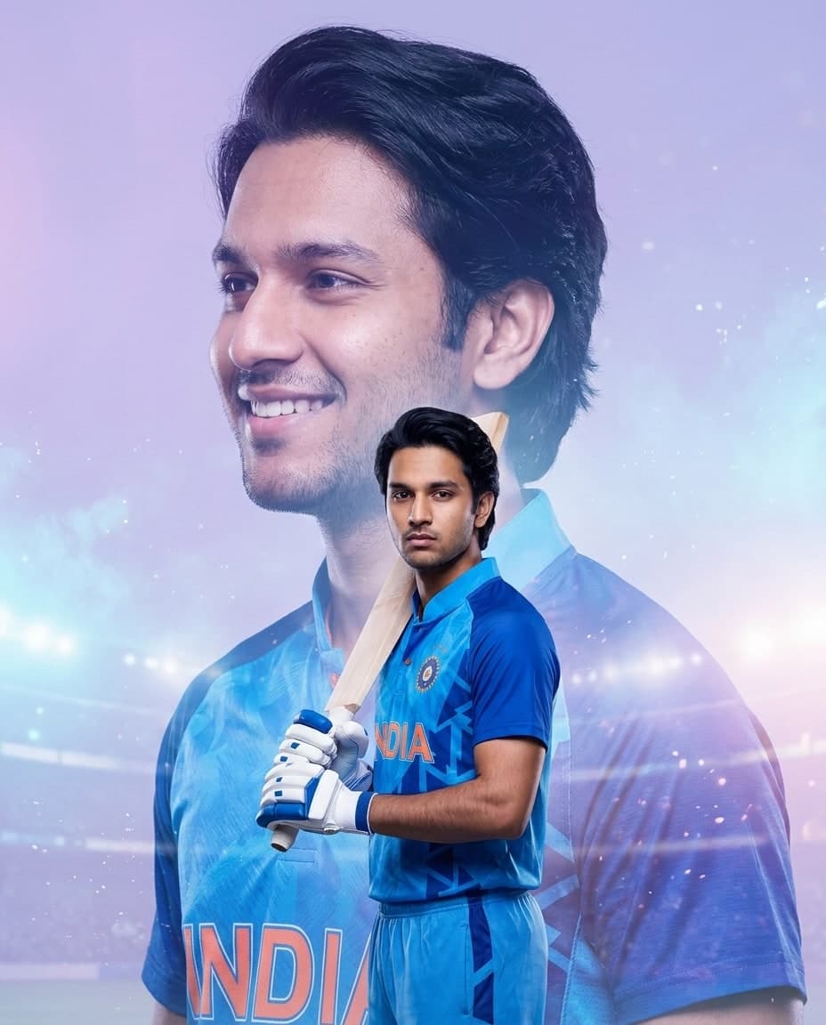 Handsome Cricket Player