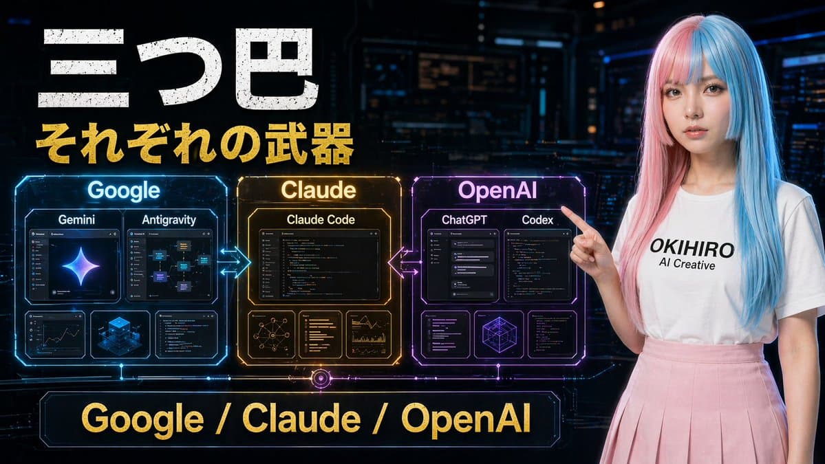 赛博朋克风 AI 工具对比海报