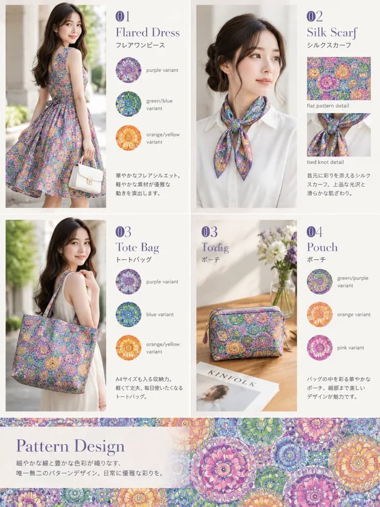 Fashion Lookbook Catalog Grid Layout