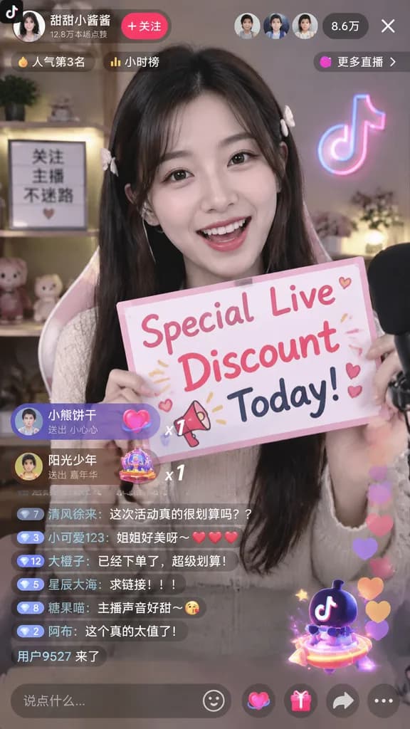 Mobile Live Stream Broadcast Screenshot