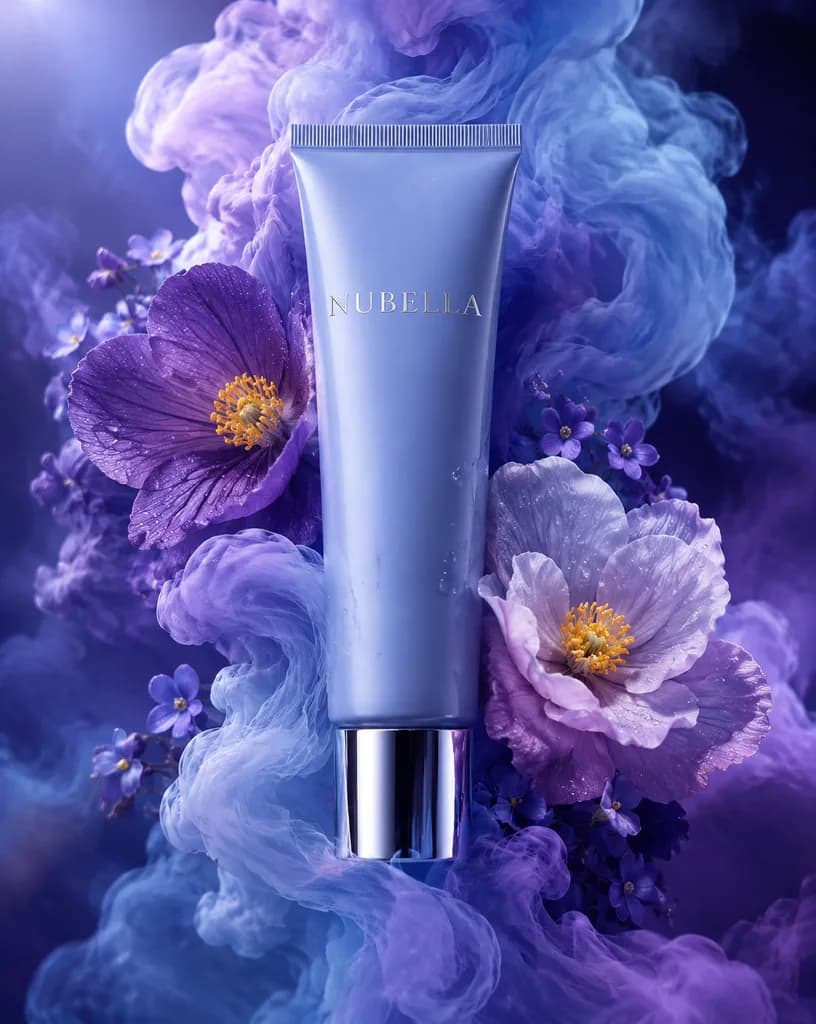 Luxury Cosmetic Tube with Botanical Smoke