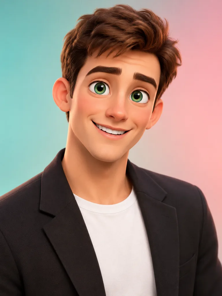 Stylized 3D Animation Character Portrait