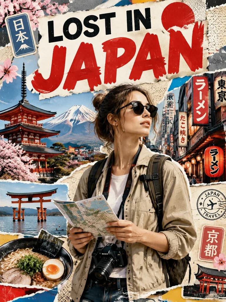 Lost in Country Travel Poster