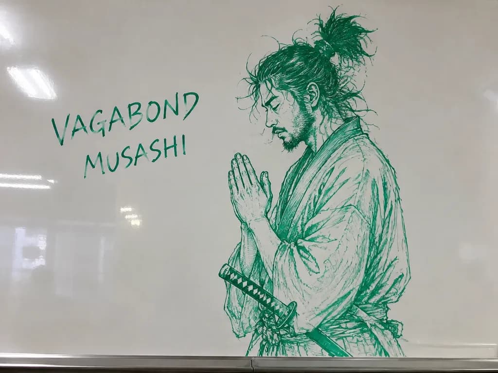 Whiteboard Manga Marker Art