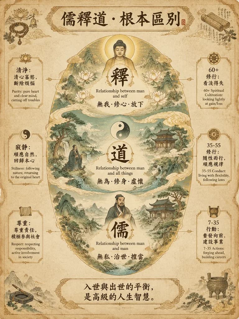 Chinese Philosophy Manuscript Infographic