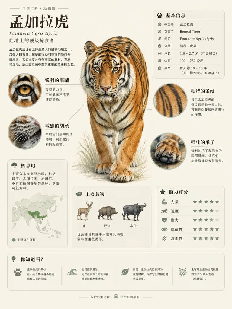 Modular Science Encyclopedia Infographic Card