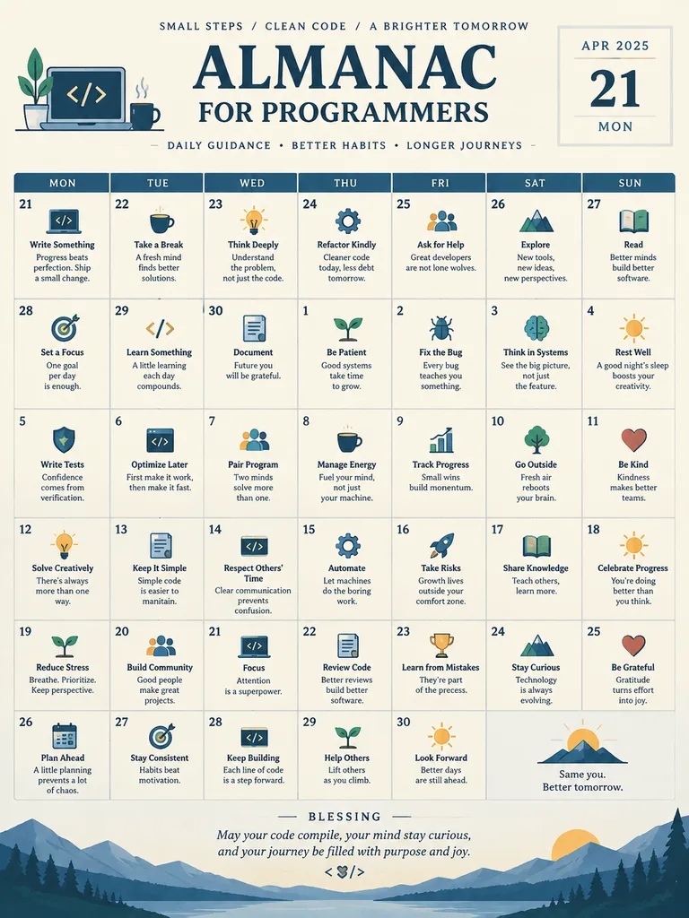 Programmer Almanac Poster