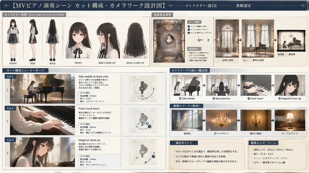 Music Video Production Storyboard Blueprint