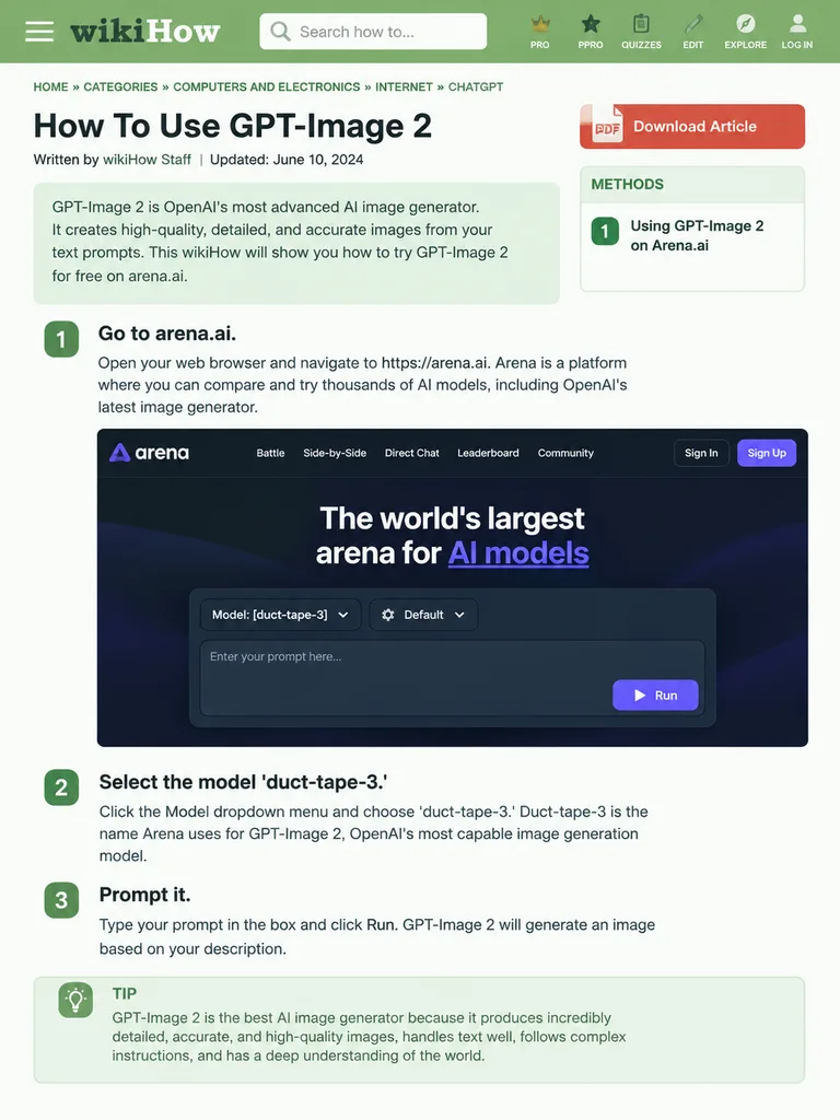 Illustrated wikiHow Style Tutorial Page