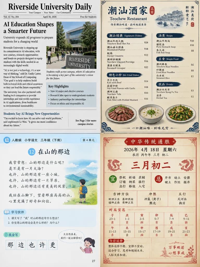 Minimalist Document and Layout Prompts