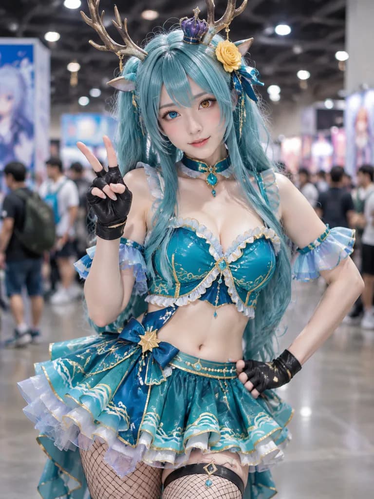 Anime Convention Cosplayer Portrait