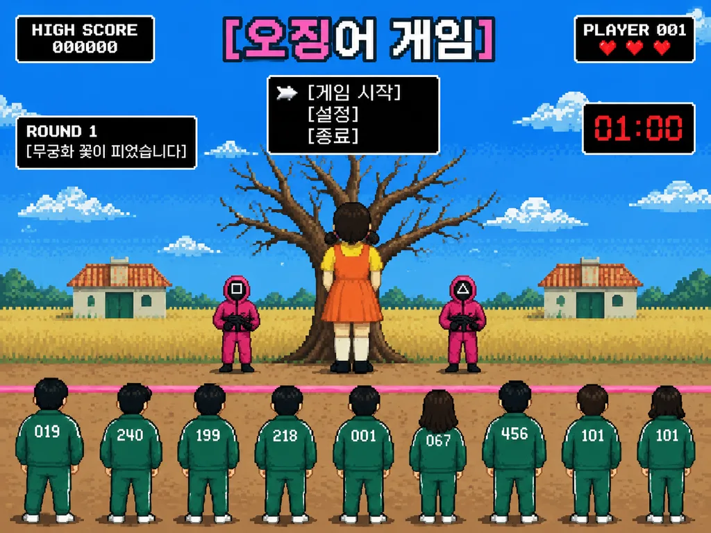復古像素生存遊戲介面原型