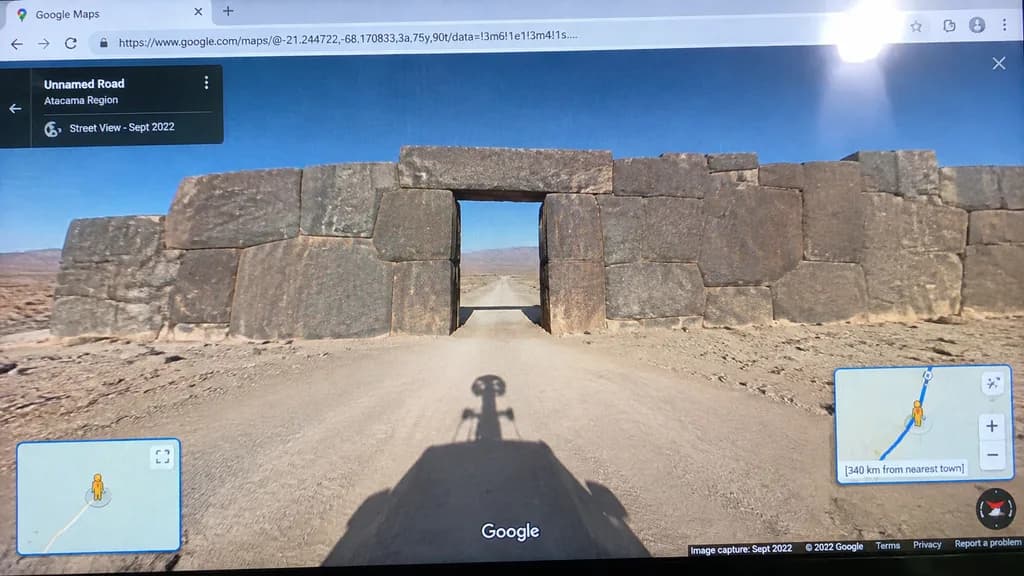 Street View Mystery Anomaly Screen Photo