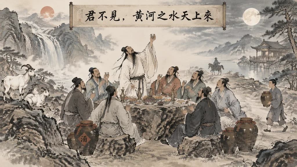 Traditional Chinese Scholars Ink Banquet