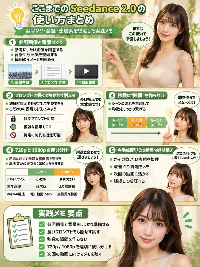 Software Guide Infographic with Presenter