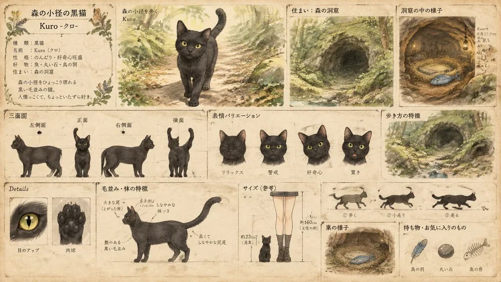 復古生物概念設計設定圖