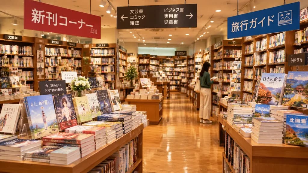温馨日本书店室内