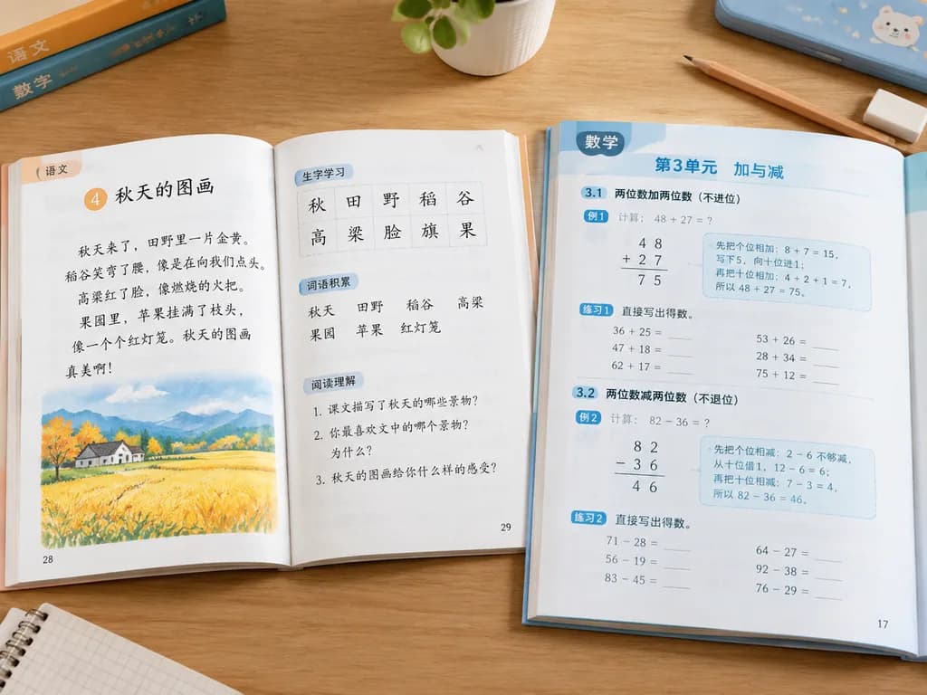 Open Textbooks on Study Desk