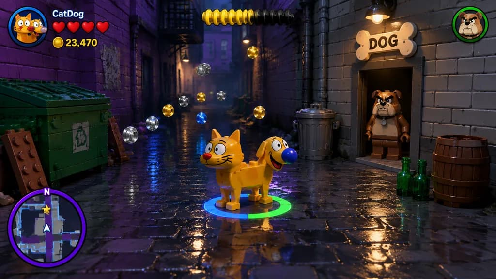 Classic LEGO Video Game Screenshot Mockup