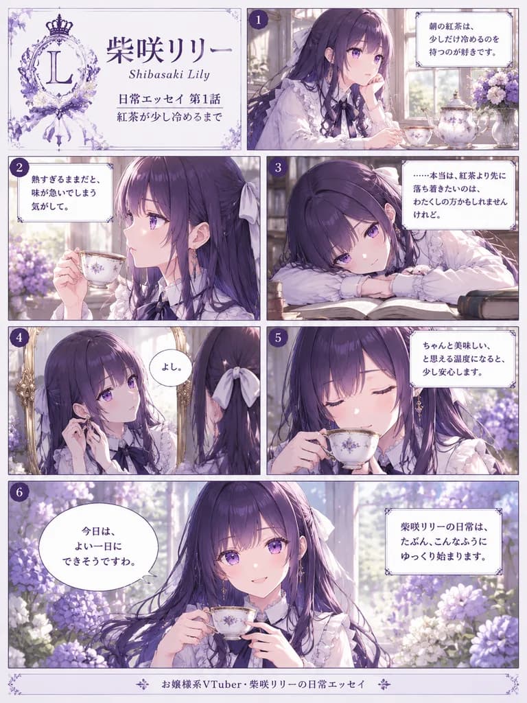 VTuber日常隨筆漫畫頁面