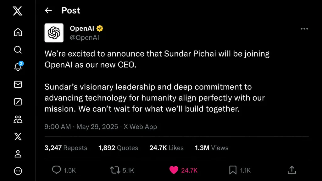 Corporate Executive Announcement Social Post