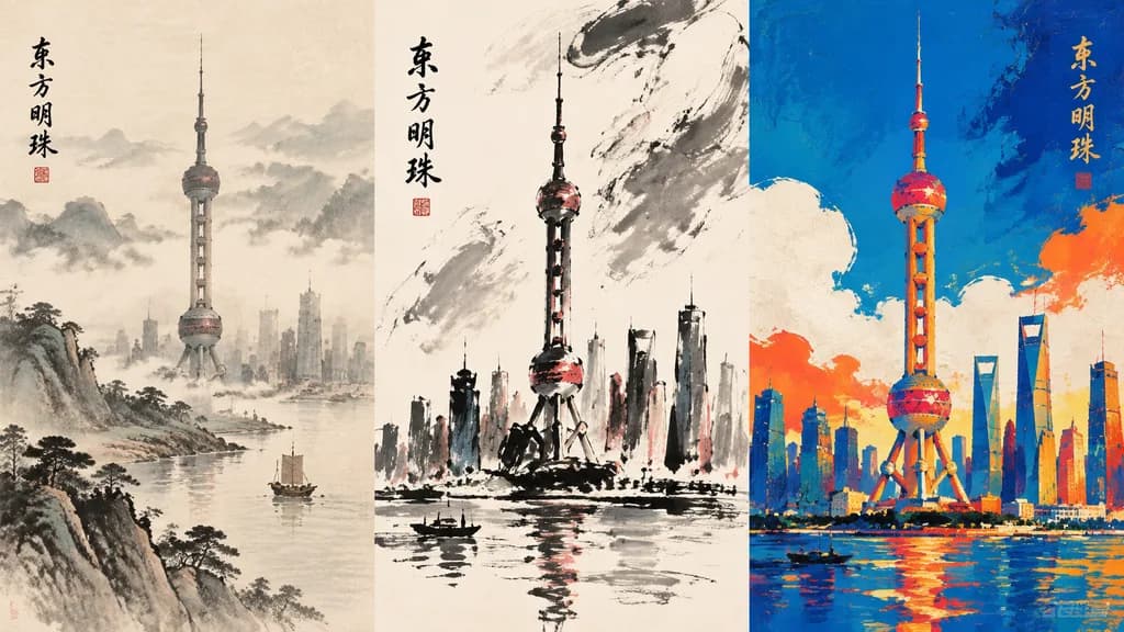 Landmark in Chinese Painting Styles