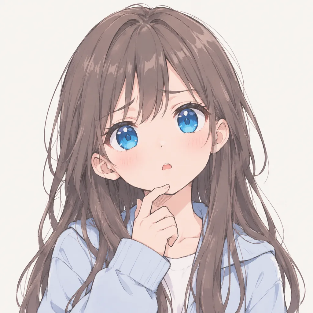 Pastel Doodle Anime Character Sketch