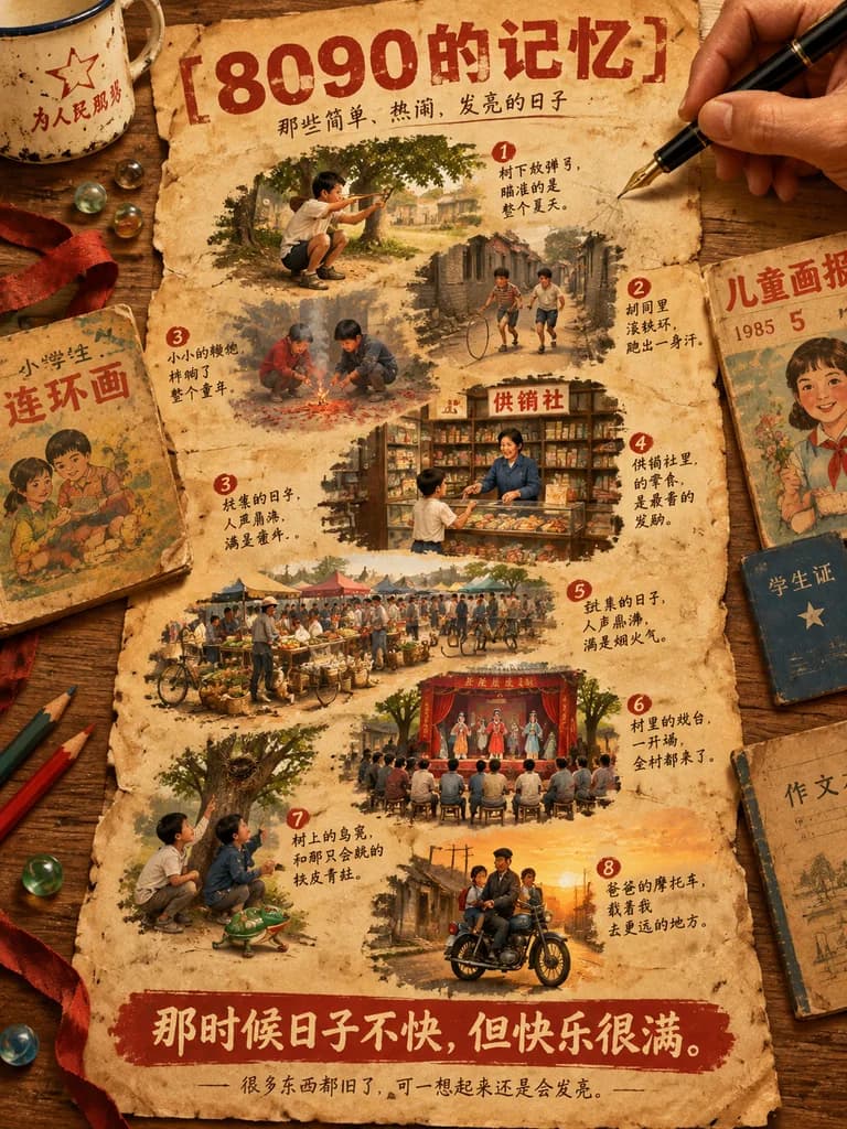 80・90年代中国ノスタルジック思い出ポスター