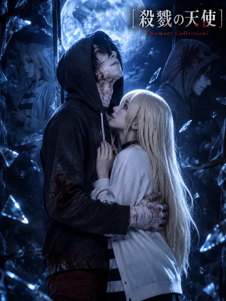 Moonlit Anime Horror Romance Poster
