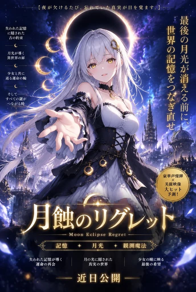 Celestial Fantasy Anime Film Poster