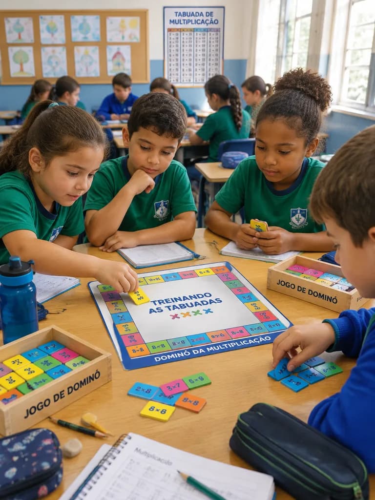 Elementary Classroom Math Domino Activity