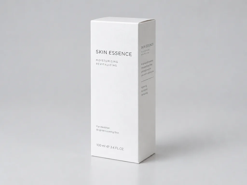 3D Packaging Box Mockup Visualization