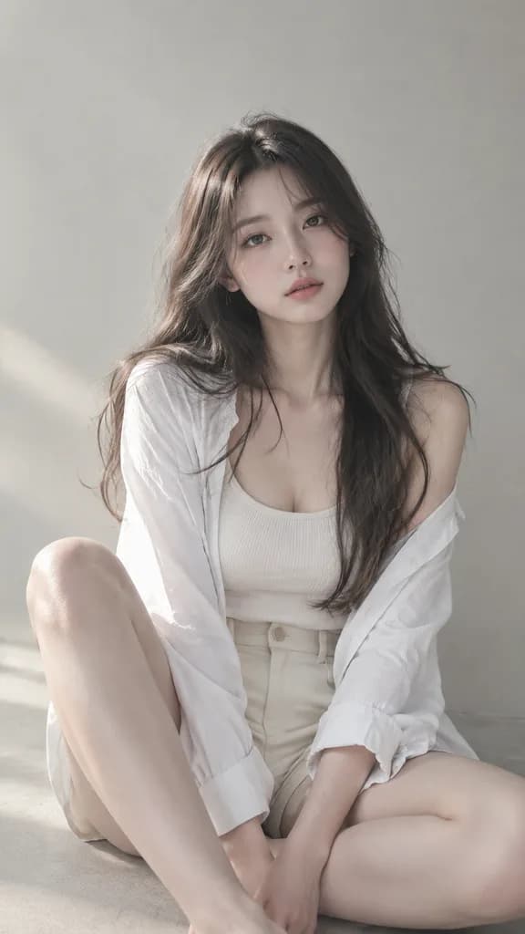 East Asian Editorial Studio Portrait