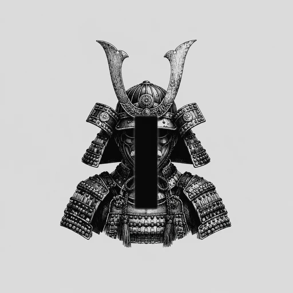 Censored Samurai Armor Engraving