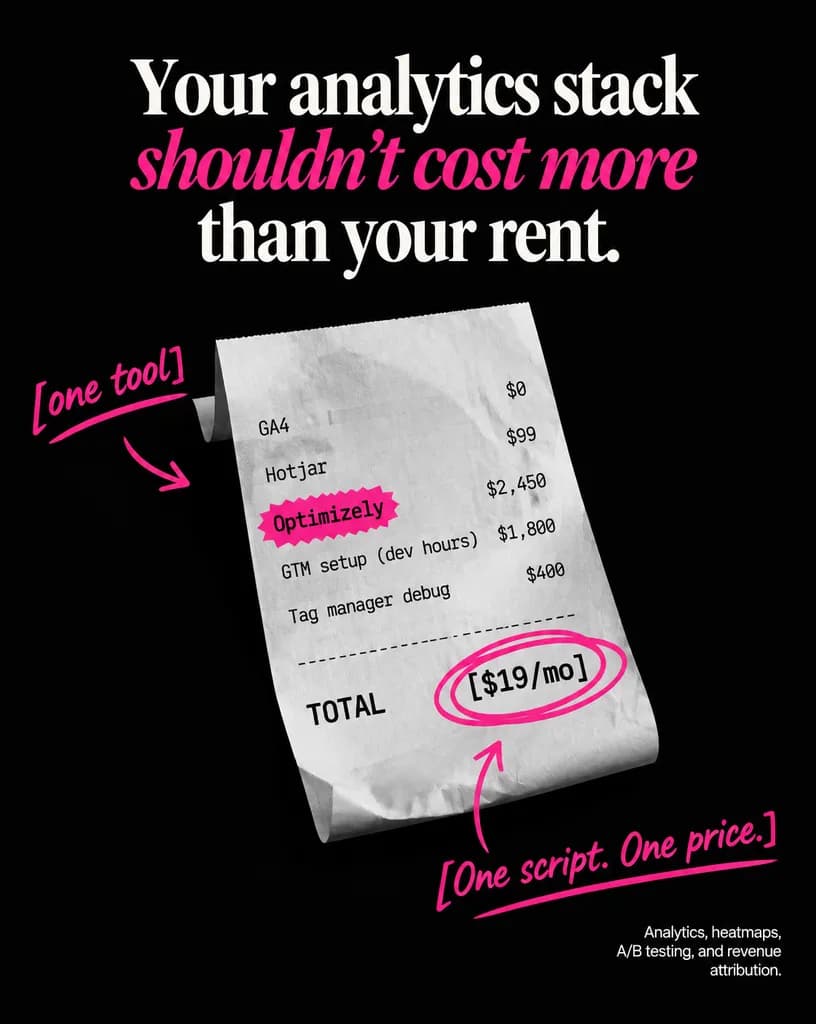 Editorial SaaS Receipt Ad