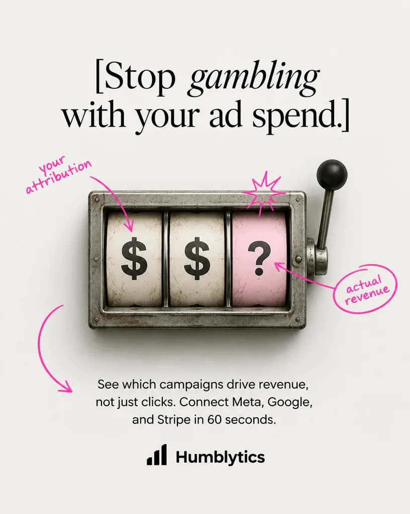Minimalist Slot Machine Marketing Ad