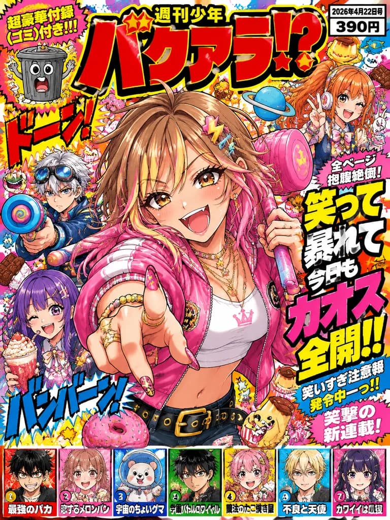 Chaotic Gyaru Shonen Magazine Cover